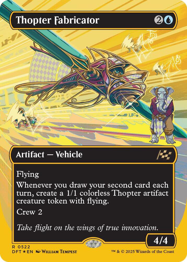 Thopter Fabricator (Borderless) (First-Place Foil) card image