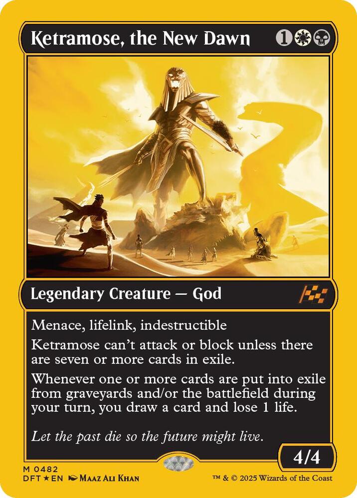 Ketramose, the New Dawn (First-Place Foil) card image