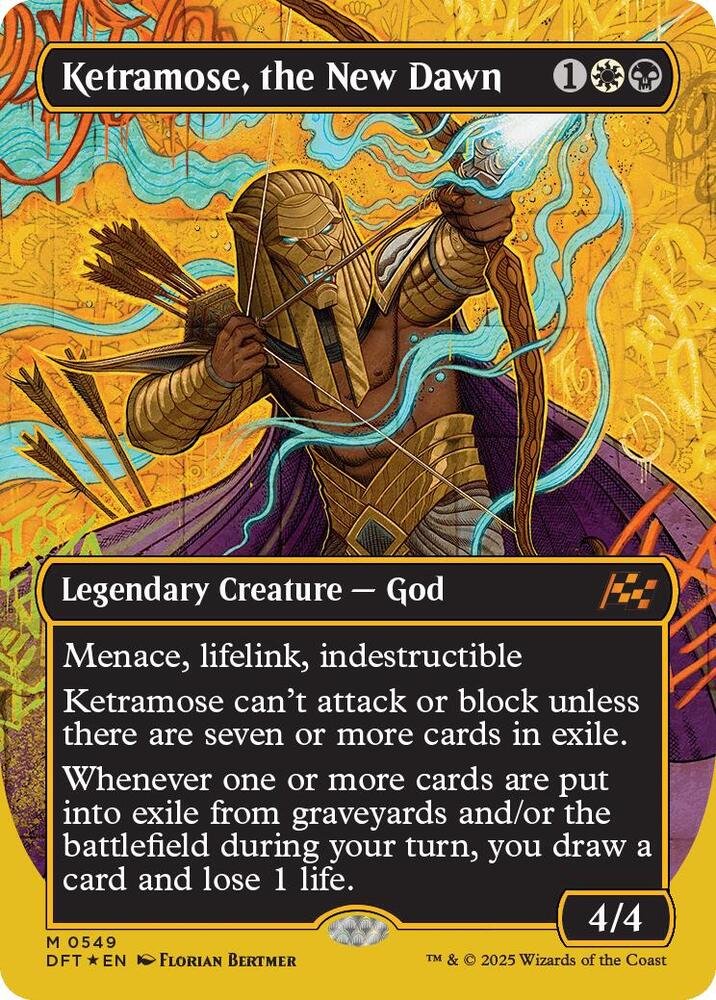 Ketramose, the New Dawn (Borderless) (First-Place Foil) card image