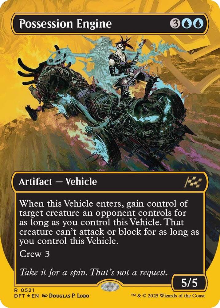 Possession Engine (Borderless) (First-Place Foil) card image