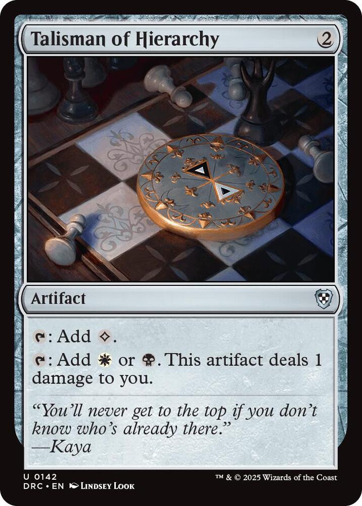 Talisman of Hierarchy card image
