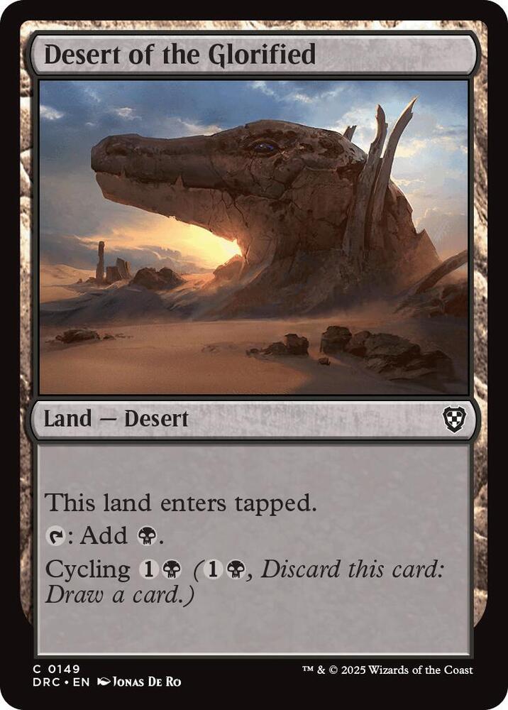 Desert of the Glorified card image