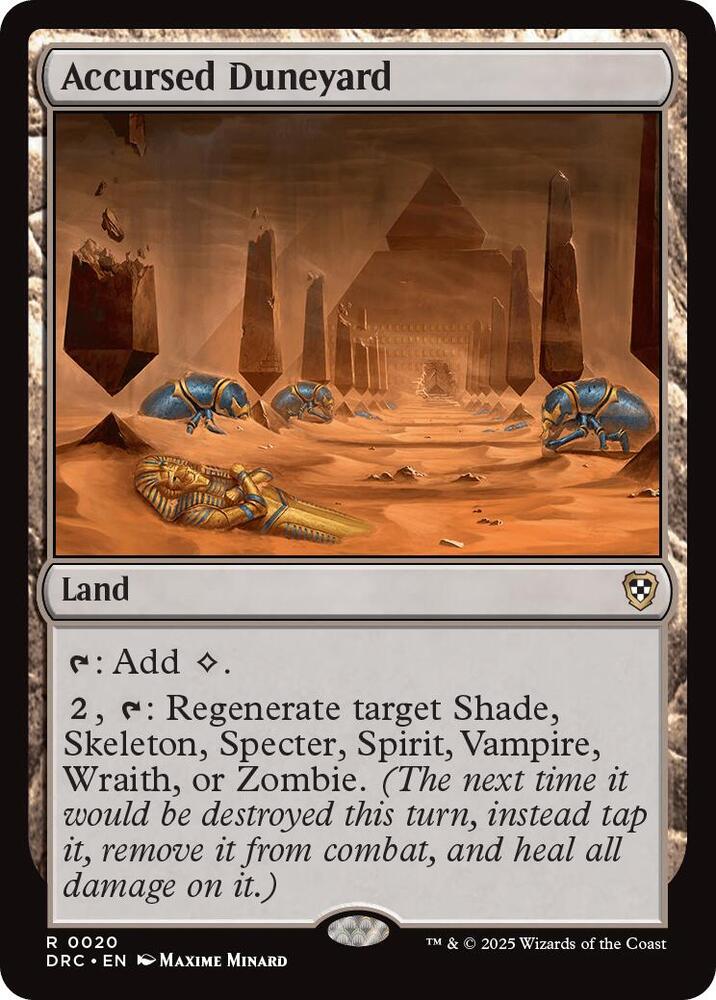 Accursed Duneyard card image