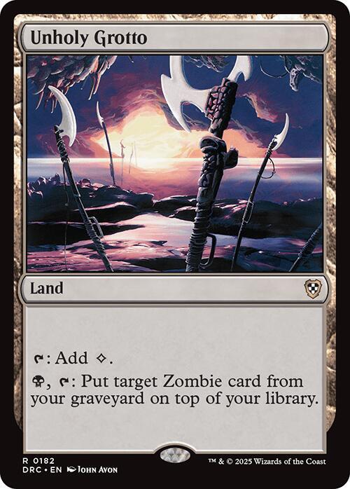 Unholy Grotto card image