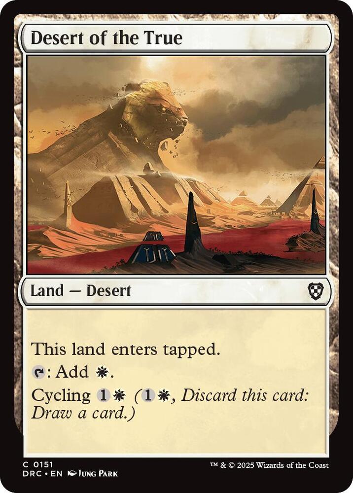 Desert of the True card image