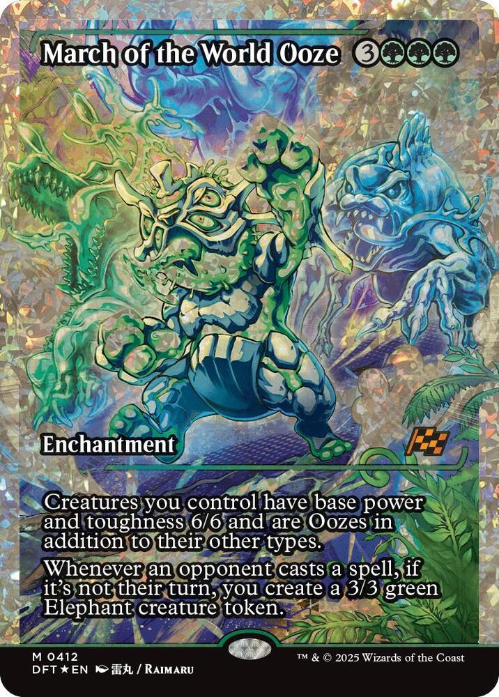 March of the World Ooze (Showcase) (Fracture Foil) card image