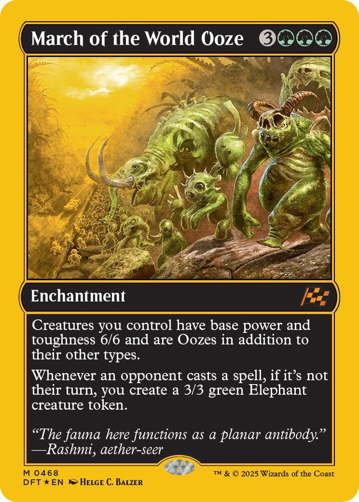 March of the World Ooze (First-Place Foil) card image