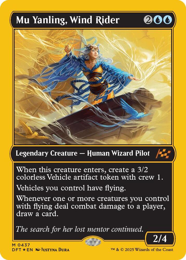 Mu Yanling, Wind Rider (First-Place Foil) card image