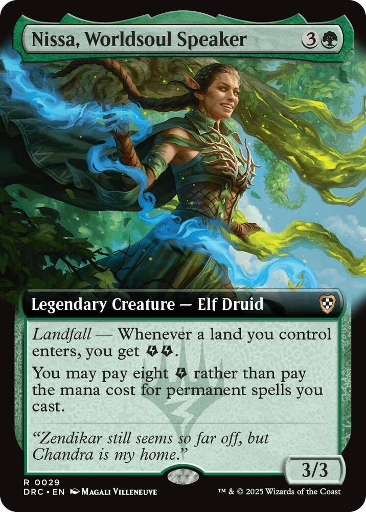 Nissa, Worldsoul Speaker (Extended Art) card image