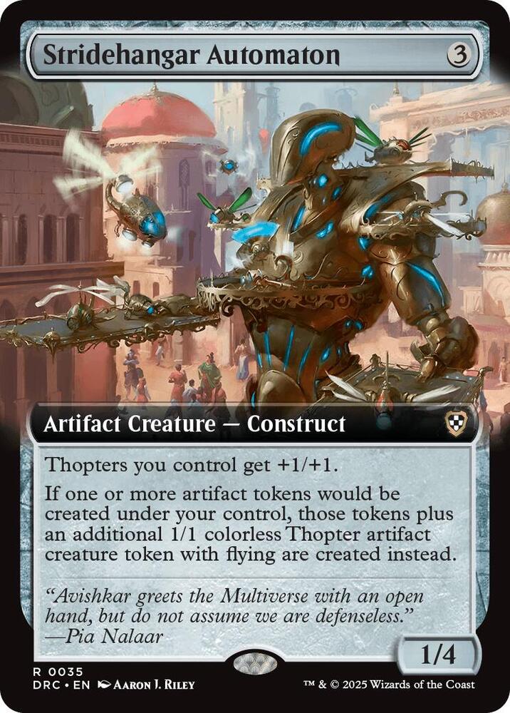 Stridehangar Automaton (Extended Art) card image