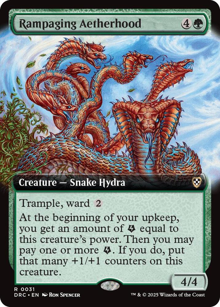 Rampaging Aetherhood (Extended Art) card image