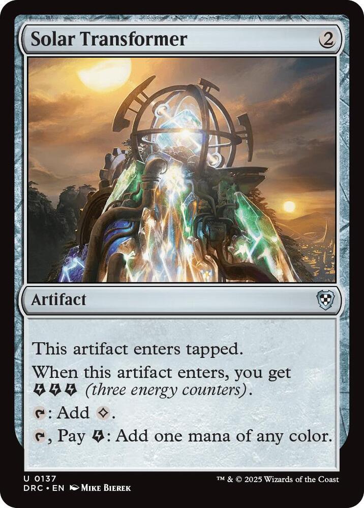 Solar Transformer card image