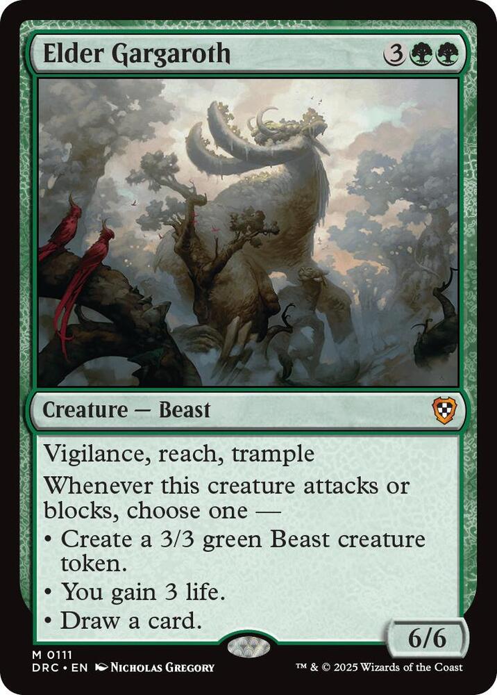 Elder Gargaroth card image