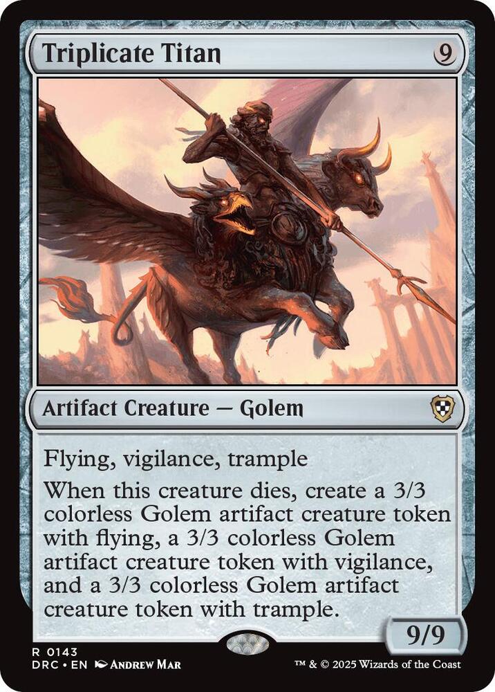 Triplicate Titan card image