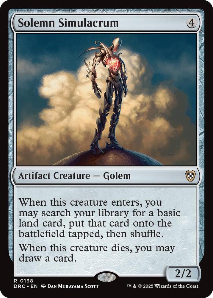 Solemn Simulacrum card image