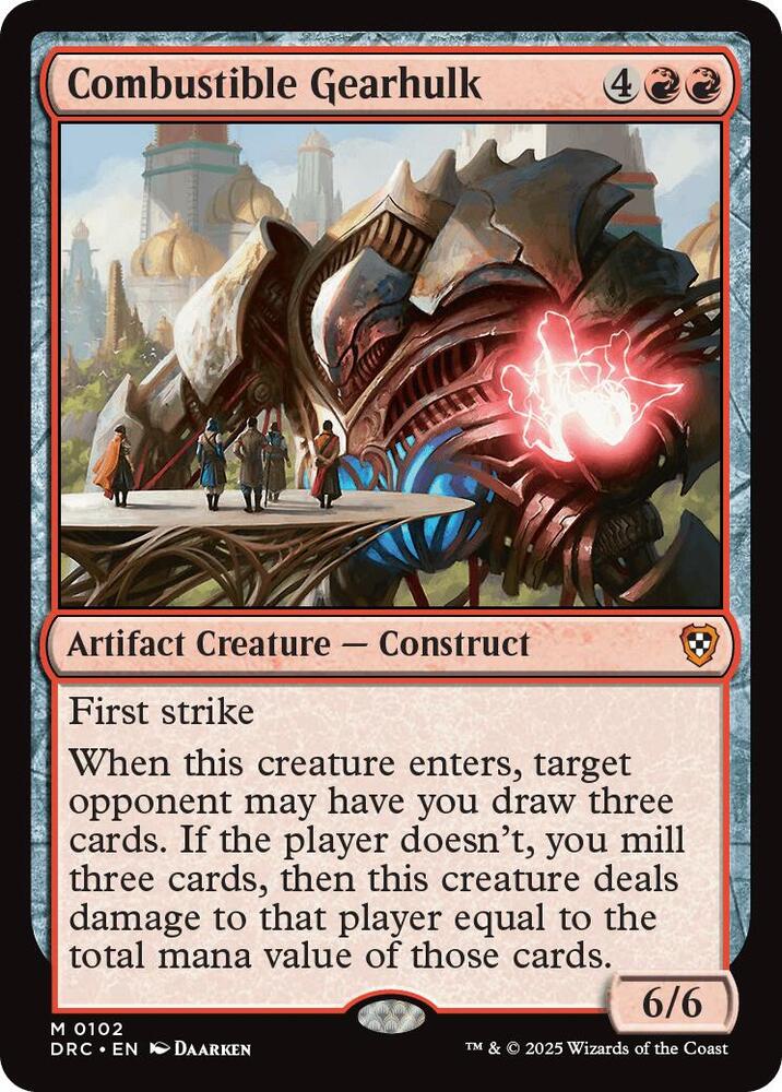 Combustible Gearhulk card image