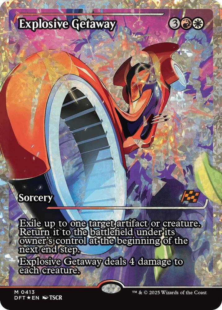 Explosive Getaway (Showcase) (Fracture Foil) card image
