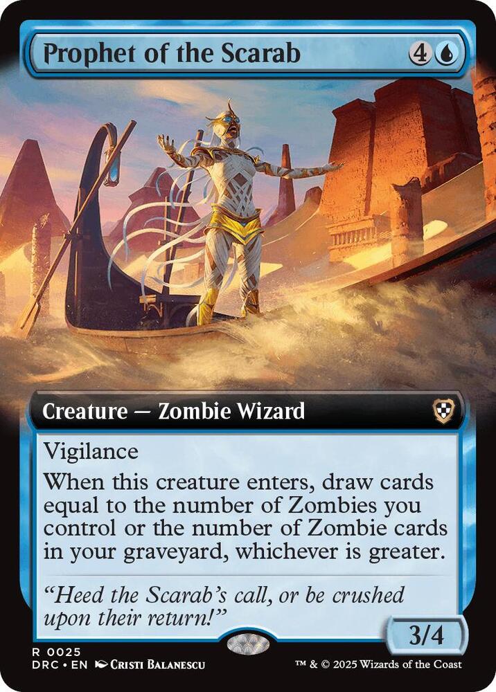 Prophet of the Scarab (Extended Art) card image