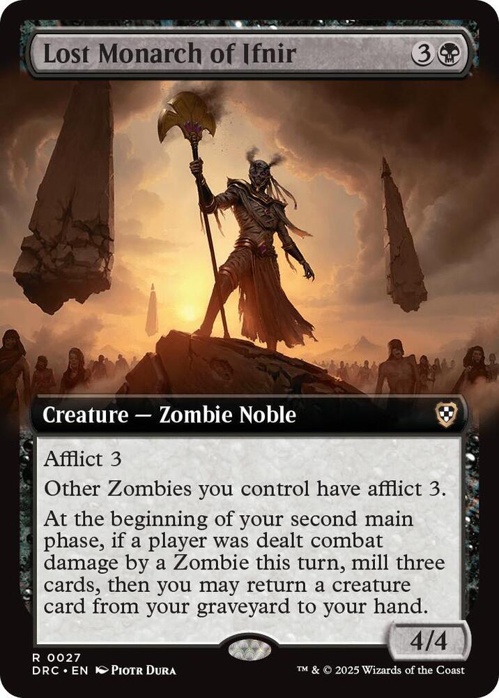 Lost Monarch of Ifnir (Extended Art) card image