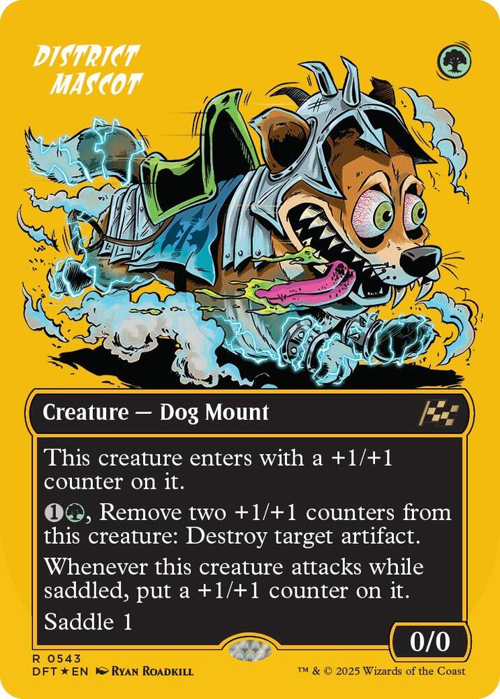District Mascot (Borderless) (First-Place Foil) card image