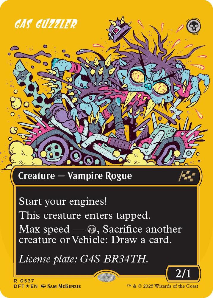 Gas Guzzler (Borderless) (First-Place Foil) card image