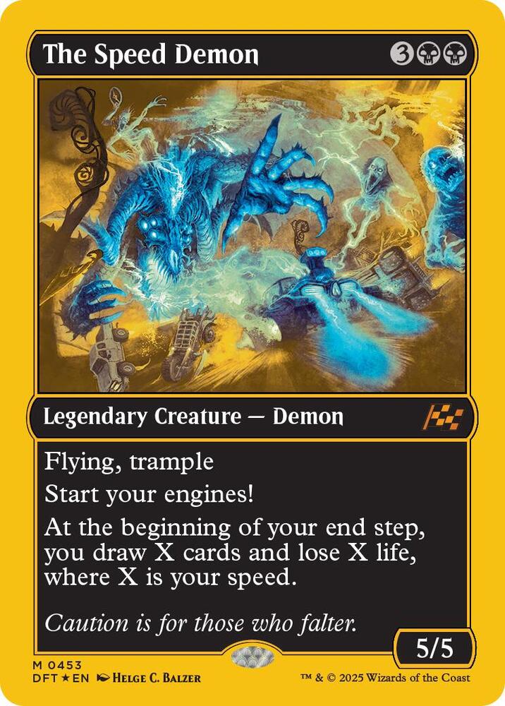The Speed Demon (First-Place Foil) card image