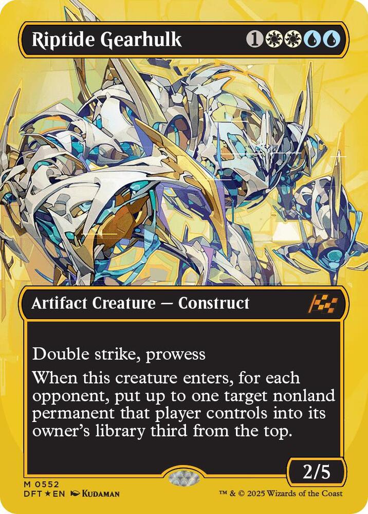 Riptide Gearhulk (Borderless) (First-Place Foil) card image