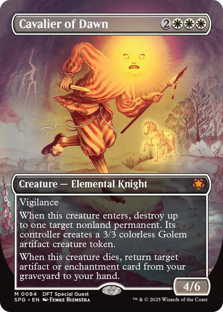Cavalier of Dawn (Borderless) card image