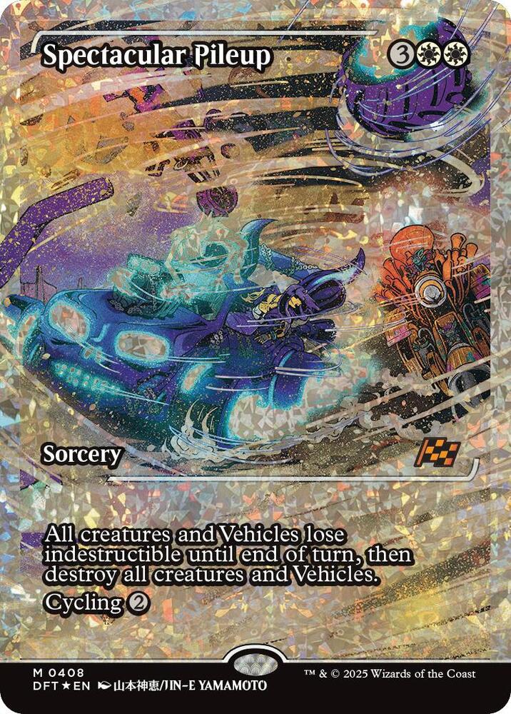 Spectacular Pileup (Showcase) (Fracture Foil) card image
