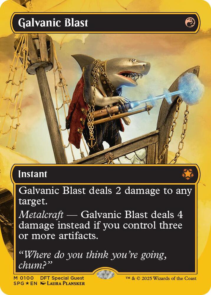 Galvanic Blast (Borderless) (First-Place Foil) card image