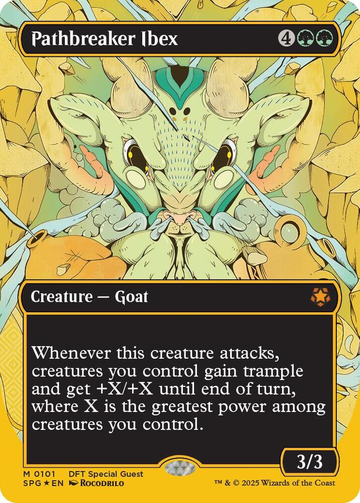 Pathbreaker Ibex (Borderless) (First-Place Foil) card image
