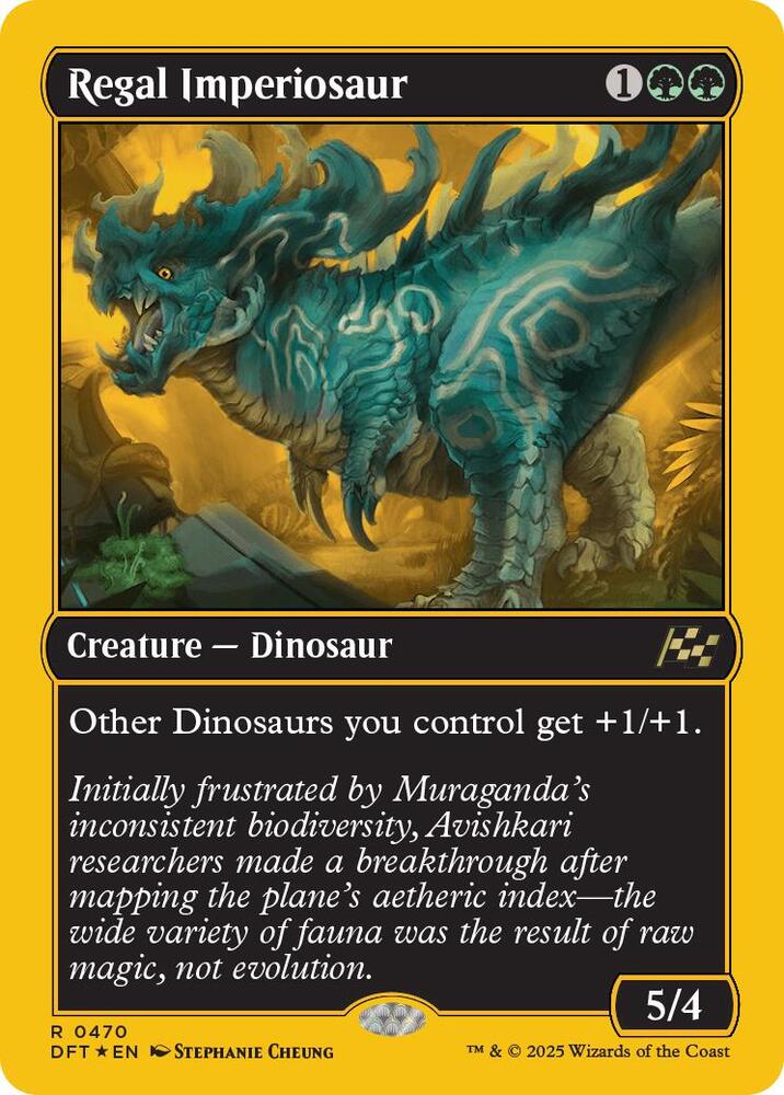 Regal Imperiosaur (First-Place Foil) card image