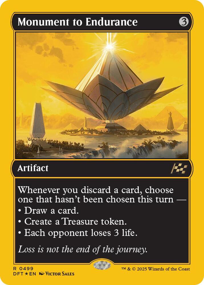 Monument to Endurance (First-Place Foil) card image