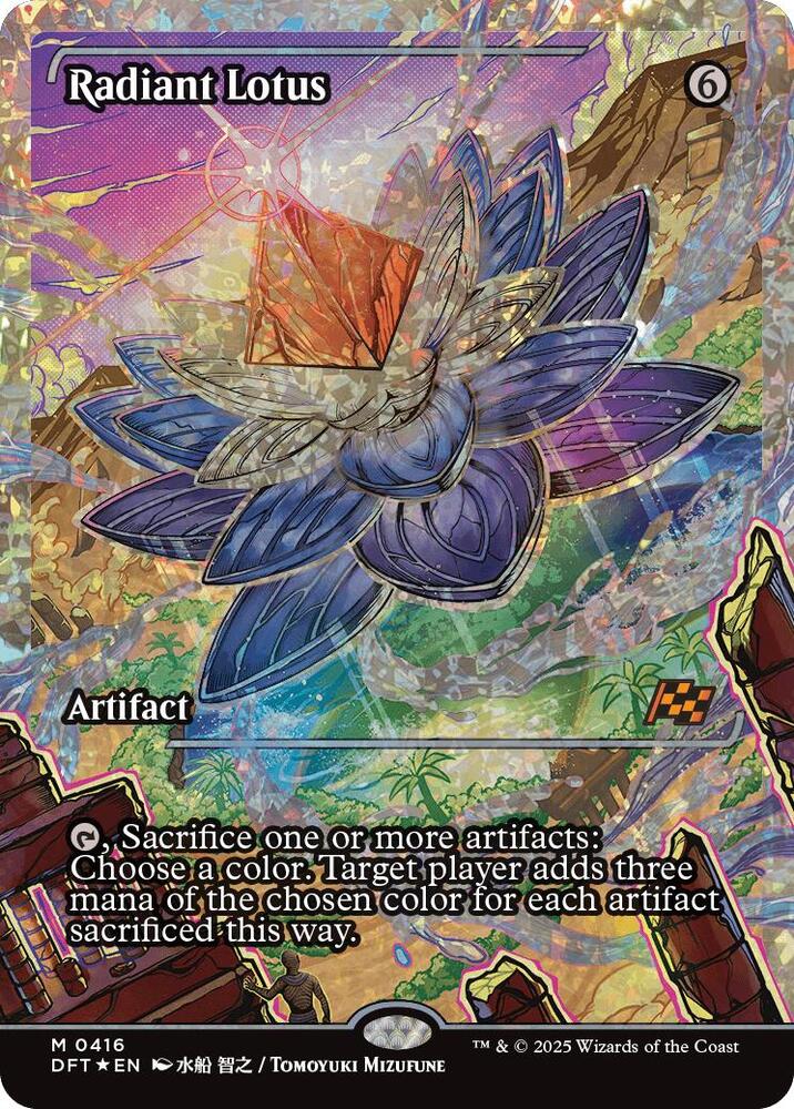 Radiant Lotus (Showcase) (Fracture Foil) card image