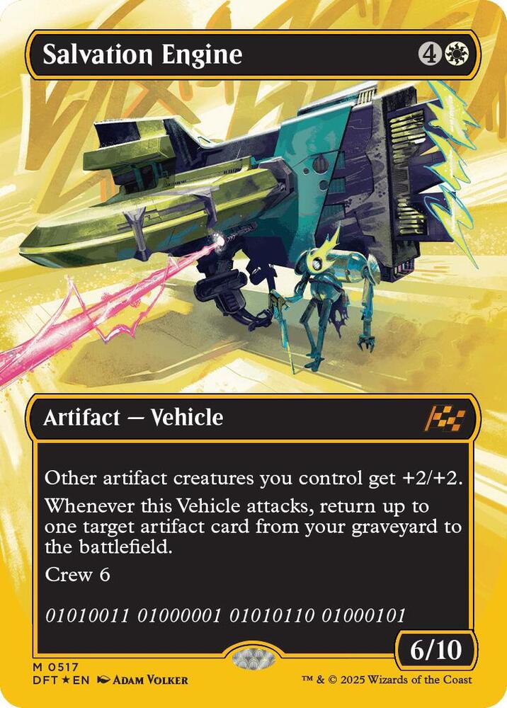 Salvation Engine (Borderless) (First-Place Foil) card image