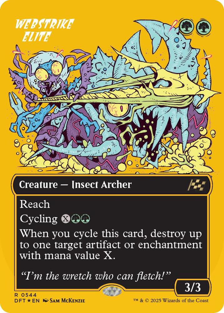 Webstrike Elite (Borderless) (First-Place Foil) card image