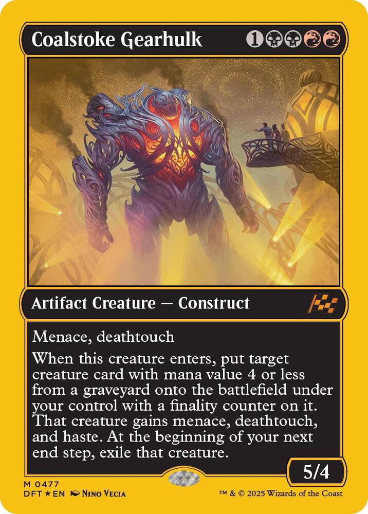 Coalstoke Gearhulk (First-Place Foil) card image