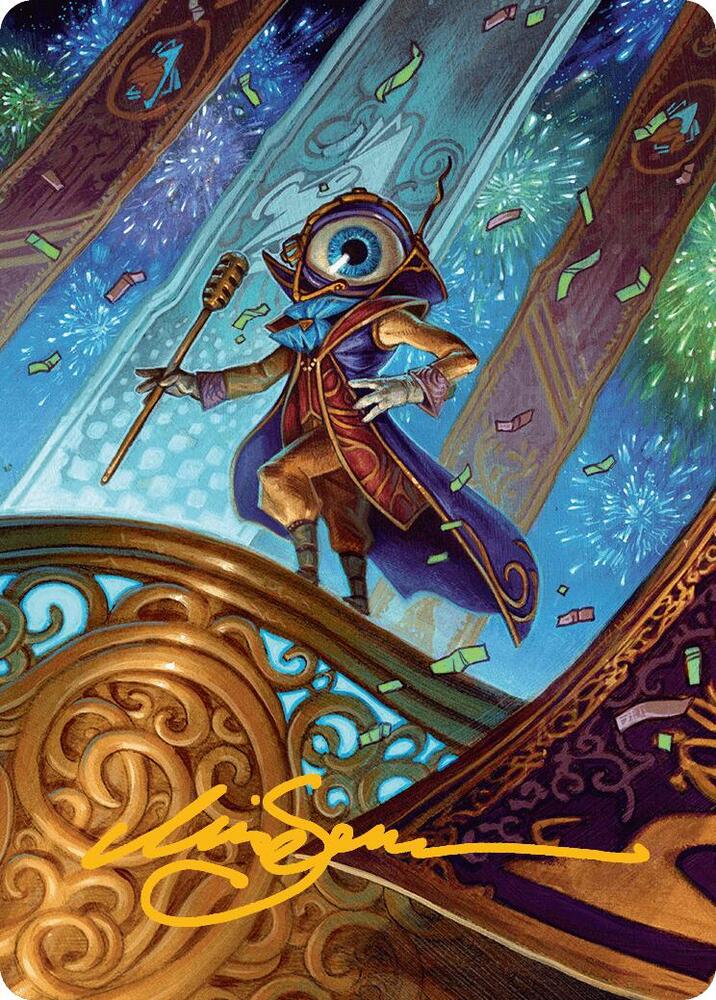 Vnwxt, Verbose Host Art Card (Gold-Stamped Signature) card image