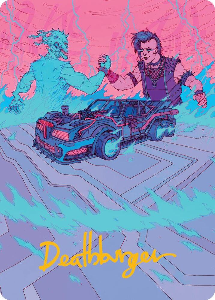 Demonic Junker Art Card (Gold-Stamped Signature) card image