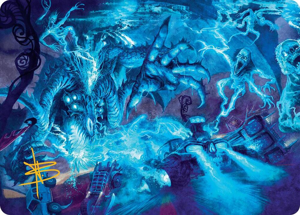 The Speed Demon Art Card (Gold-Stamped Signature) card image