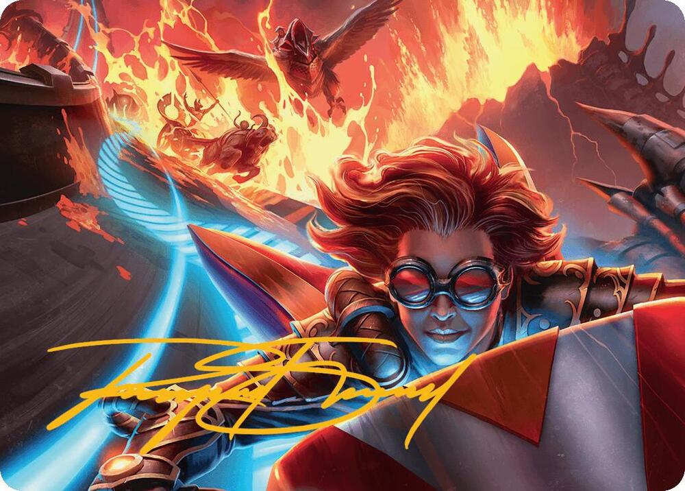 Outpace Oblivion Art Card (Gold-Stamped Signature) card image