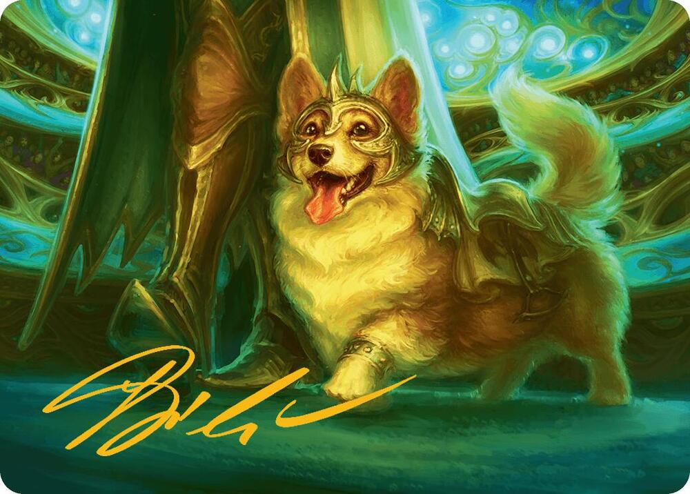 District Mascot Art Card (30/54) (Gold-Stamped Signature) card image