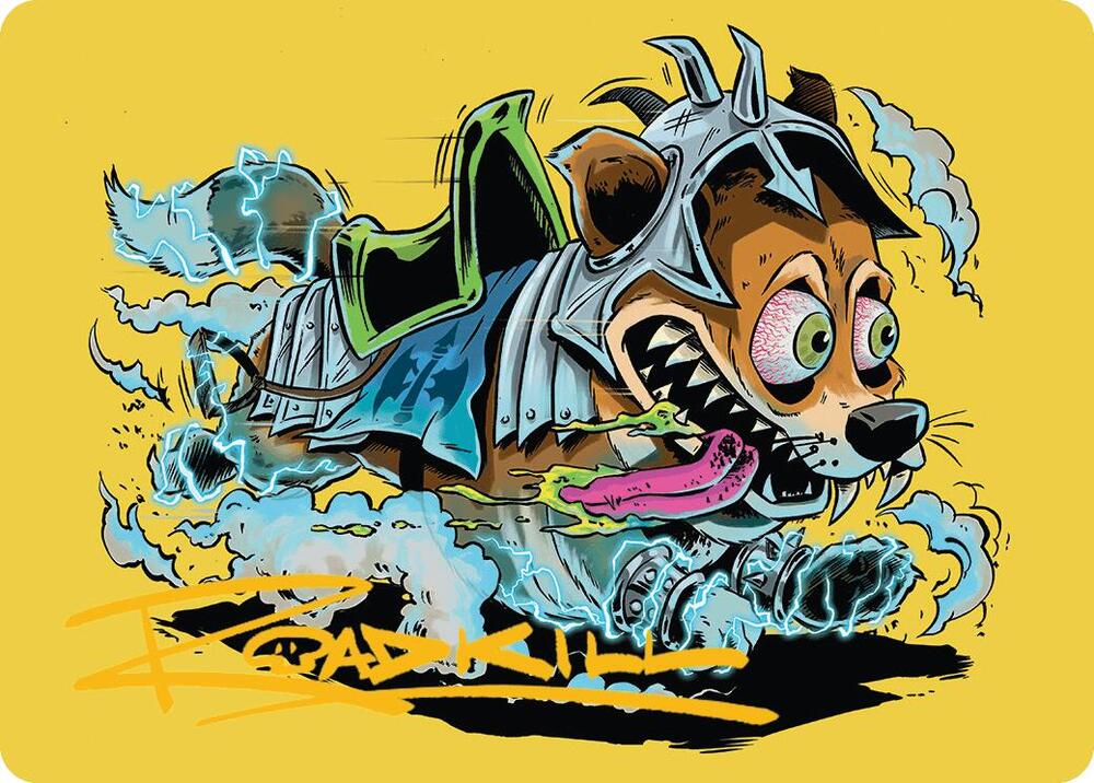 District Mascot Art Card (50/54) (Gold-Stamped Signature) card image