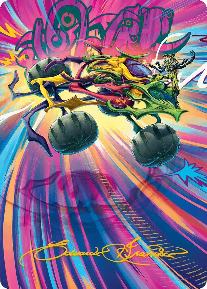 Thunderous Velocipede Art Card (Gold-Stamped Signature) card image