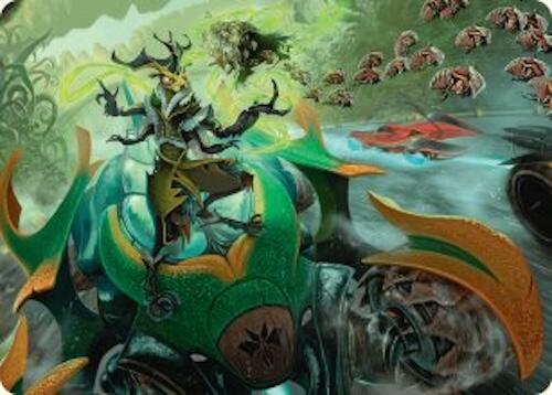 Aatchik, Emerald Radian Art Card (15/54) card image