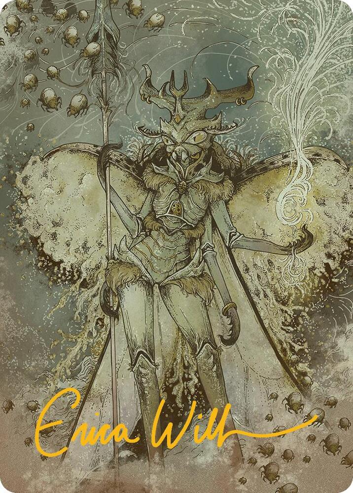 Aatchik, Emerald Radian Art Card (6/54) (Gold-Stamped Signature) card image