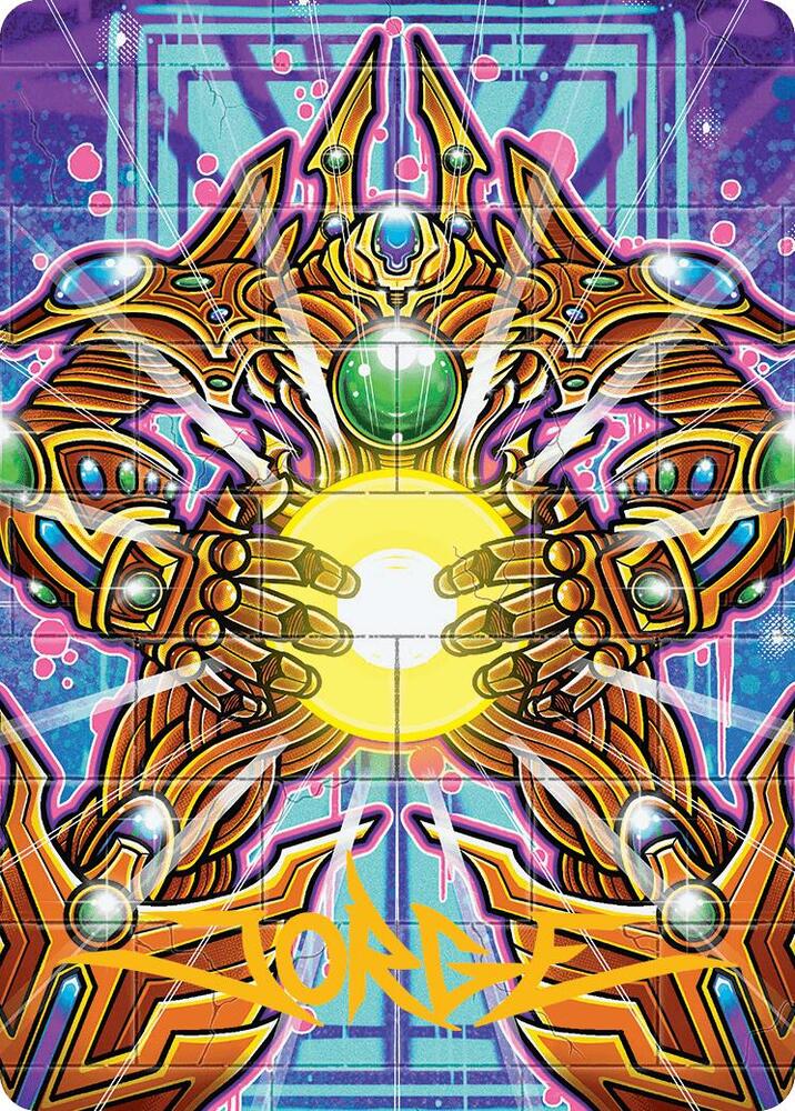 Brightglass Gearhulk Art Card (Gold-Stamped Signature) card image