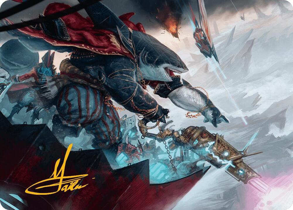 Captain Howler, Sea Scourge Art Card (16/54) (Gold-Stamped Signature) card image
