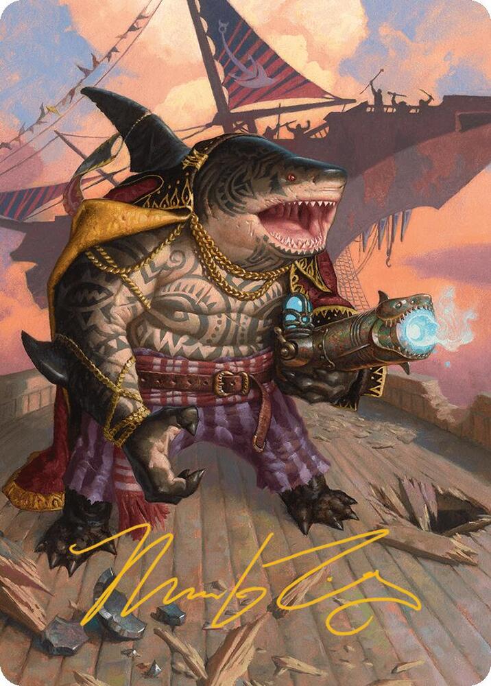Captain Howler, Sea Scourge Art Card (4/54) (Gold-Stamped Signature) card image