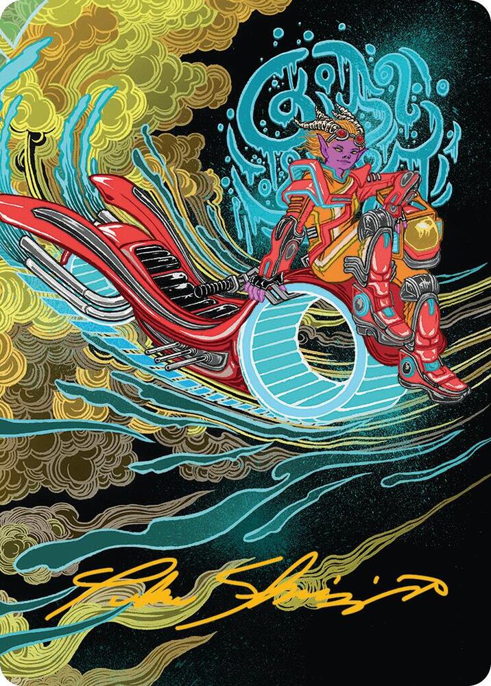 Cloudspire Skycycle Art Card (Gold-Stamped Signature) card image